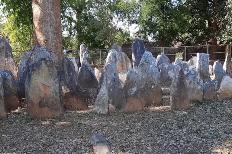 Tradition of stone laying in memory of dead in Bastar