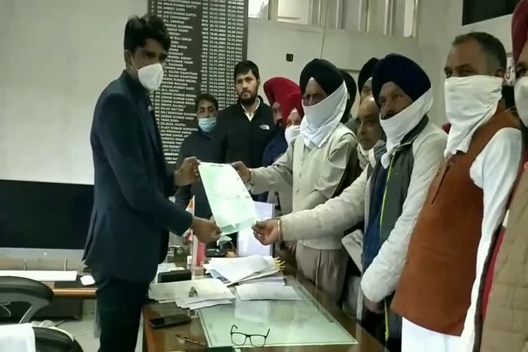 Sikh protest in Fatehabad