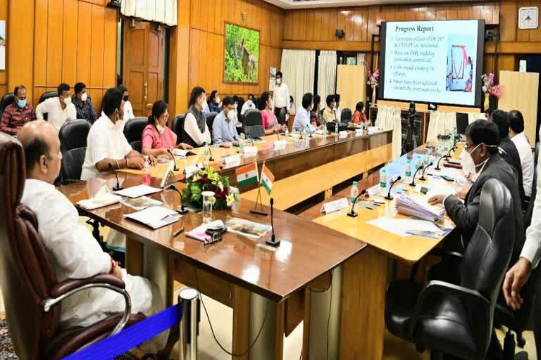 CM Bommai made meeting with state pollution board officers