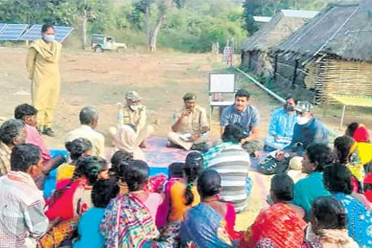 Evacuation of people from the tiger sanctuary