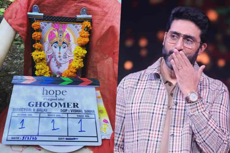 Abhishek Bachchan kickstarts shoot for Ghoomer