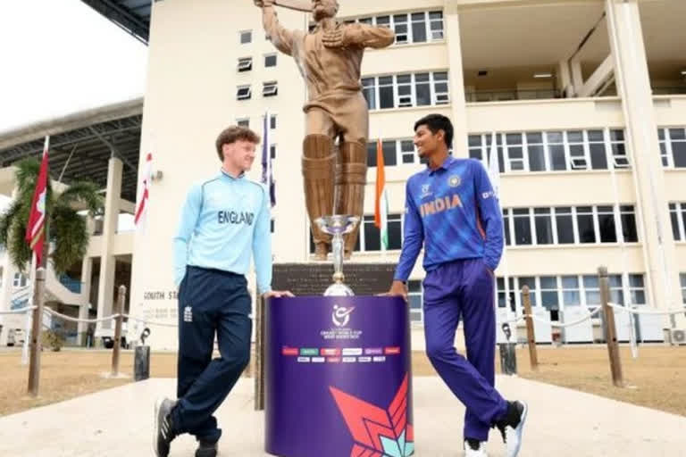 England skipper Tom Prest won the toss and opted to bat first against India in the final of the Under-19 World Cup 2022 at the Sir Vivian Richards Stadium, here on Saturday.