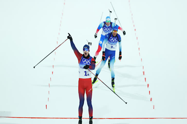 Norway wins two golds on day one of winter Olympics, Scouton sets record in speed skating