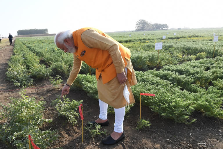 PM Modi in ICRISAT