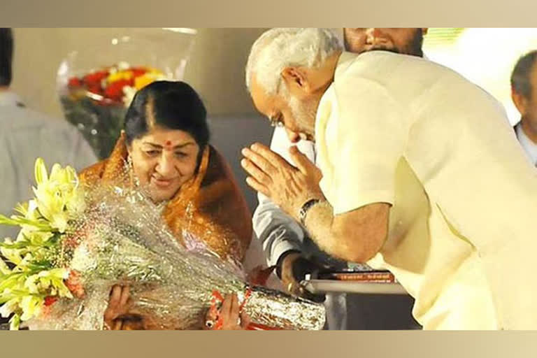 Modi condoled over the demise of Lata