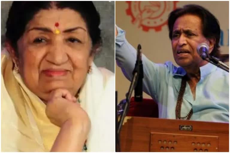 Lata Mangeshkar and Hridaynath Mangeshkar