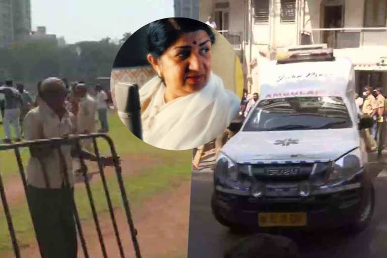 lata mangeshkar mortal remains