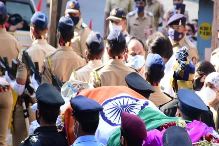 Lata Mangeshkar funeral