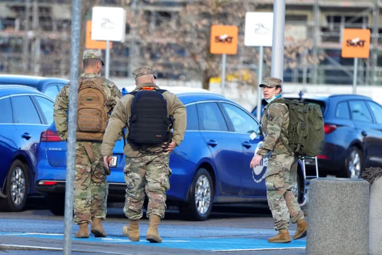 US airborne infantry troops in Poland amid Ukraine tension