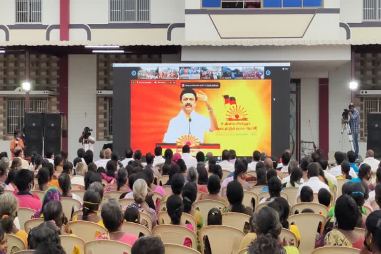 காணொளி வாயிலாக பிரச்சாரத்தை தொடங்கிய முதலமைச்சர்