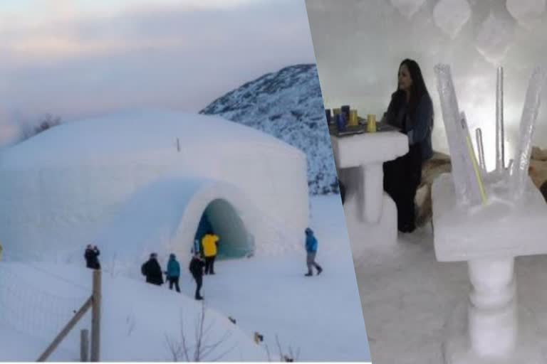 Igloo cafe in J-K