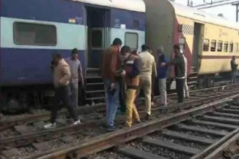 Train derailed near Paharpur station