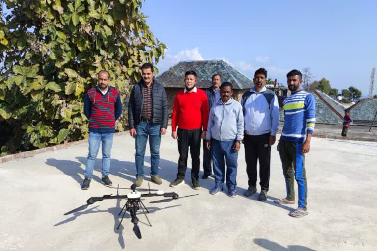 Drones will be used to demarcate land in Kangra