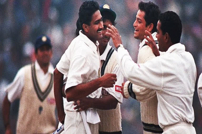 Kumble ten wickets, Kumble ten wickets against Pakistan, Kumble picked all Pakistani wickets, Kumble record wickets