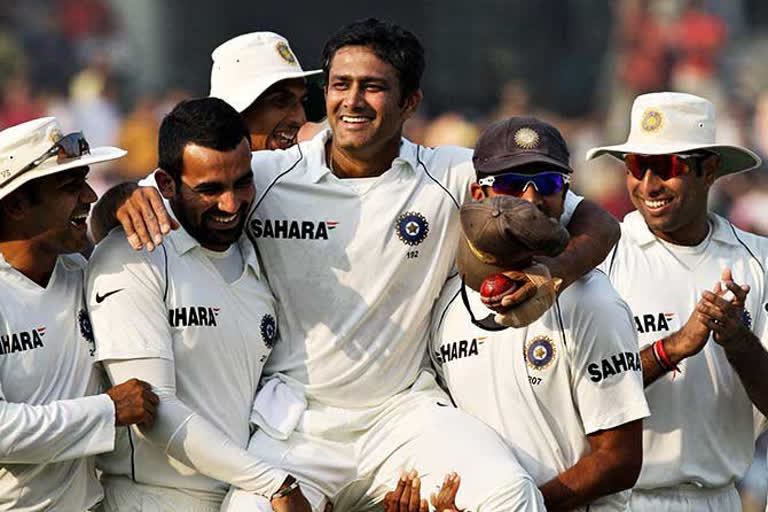 Anil Kumble 10 wickets record