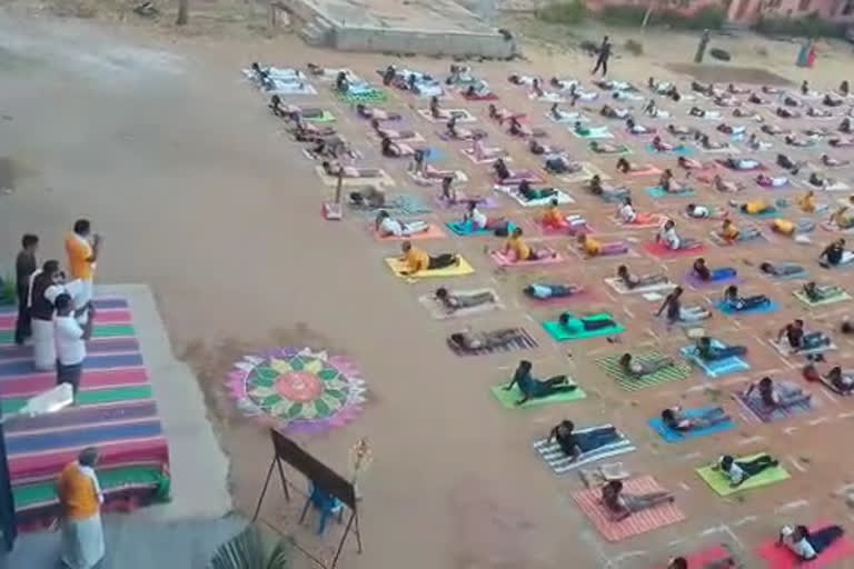 surya namaskara in chamarajanagara