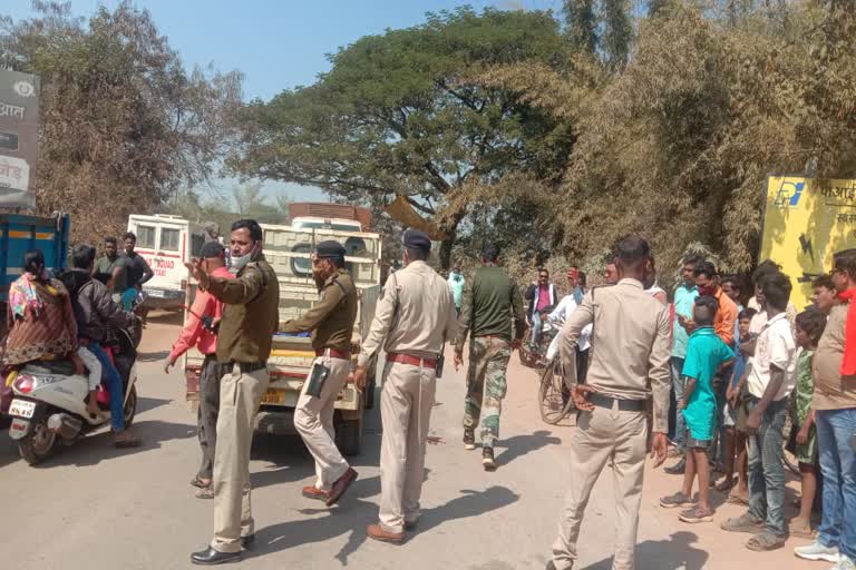 Road accident in Dhamtari