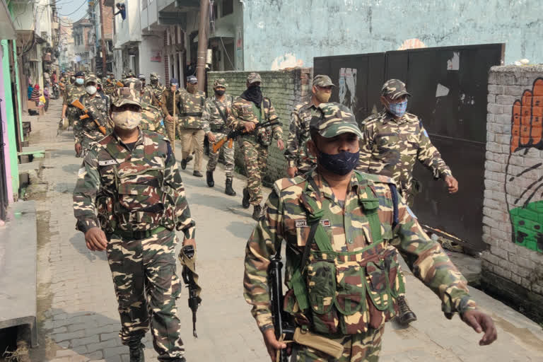 flag march in Kashipur