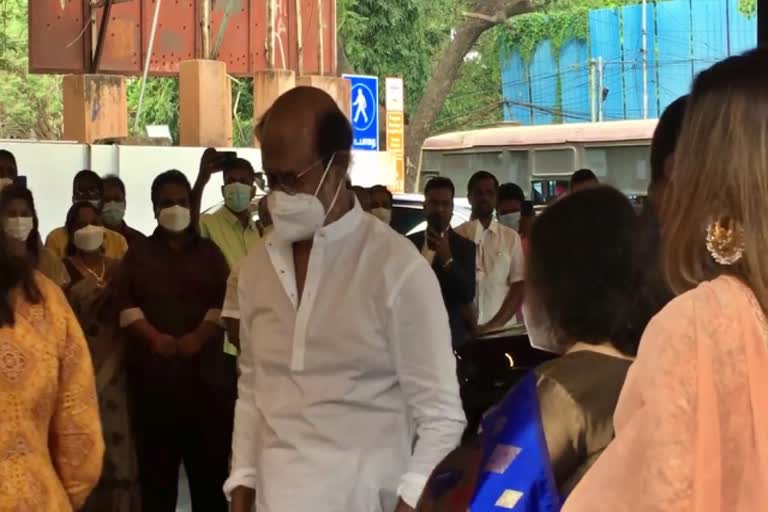 Super star Rajnikanth in public event after a long time