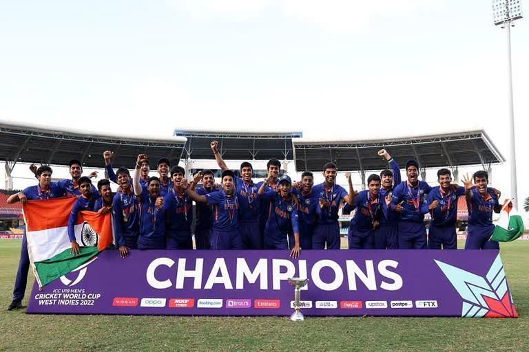 parliament applauds indian Under 19 world cup winning team