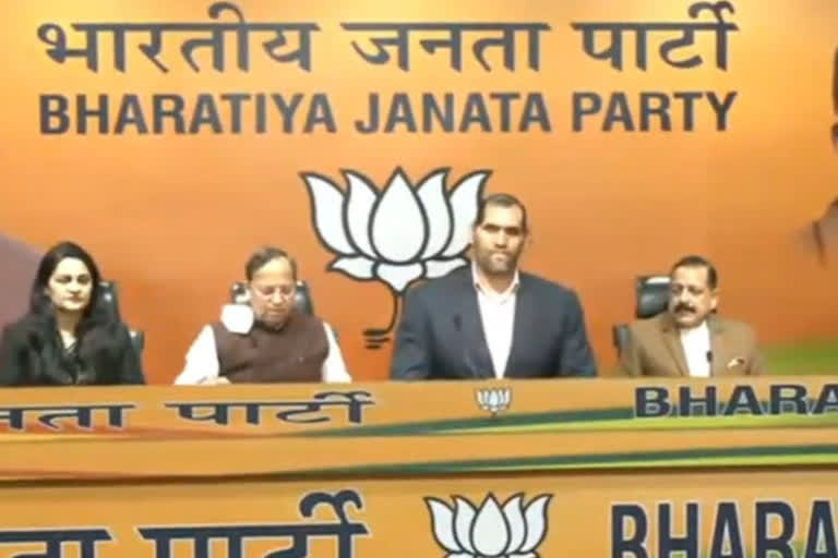 The Great Khali Joins BJP in Delhi