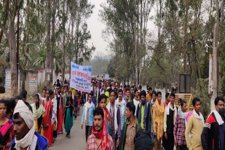 Rally in Kanker on Bhukal Diwas