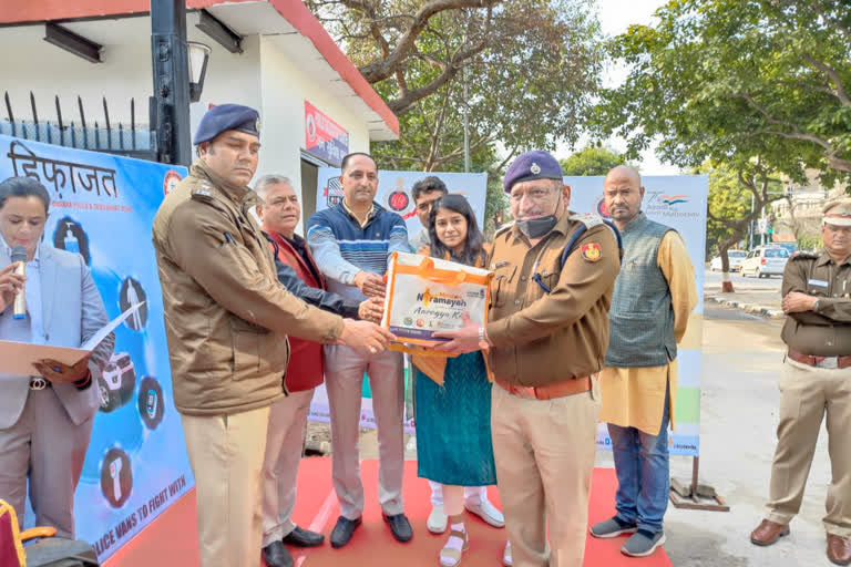 Protection kit distributed to police staff in Dwarka