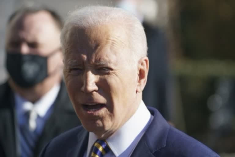 Biden warns American citizens in Ukraine, Biden warns American citizens in Ukraine to leave now, US President Joe Biden news, ಉಕ್ರೇನ್​ನಲ್ಲಿರುವ ಅಮೆರಿಕ ನಾಗರಿಕರಿಗೆ ಬೈಡೆನ್​ ವಾರ್ನ್, ಉಕ್ರೇನ್​ ತೊರೆಯುವಂತೆ ಅಮೆರಿಕ ನಾಗರಿಕರಿಗೆ ಬೈಡೆನ್​ ವಾರ್ನ್, ಯುಎಸ್ ಅಧ್ಯಕ್ಷ ಜೋ ಬೈಡೆನ್ ಸುದ್ದಿ,