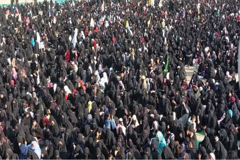 Protest on Hijab row: ملک بھر میں حجاب کی حمایت میں جلوس و مظاہرہ