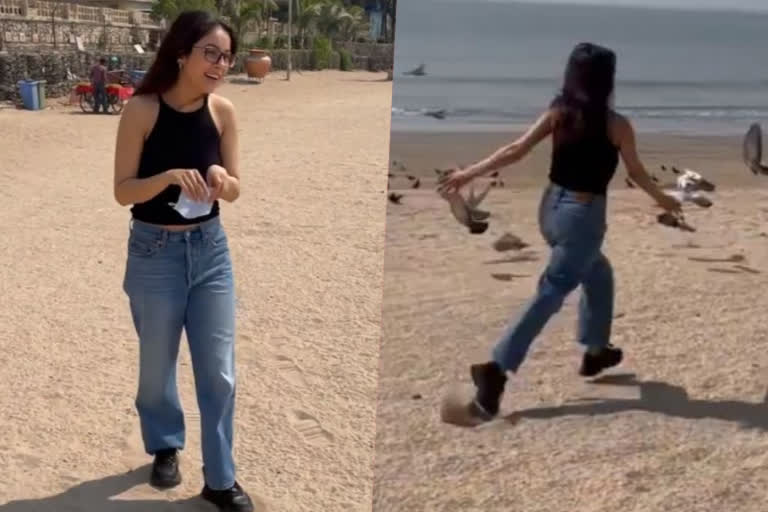 Shehnaaz Gill beach video