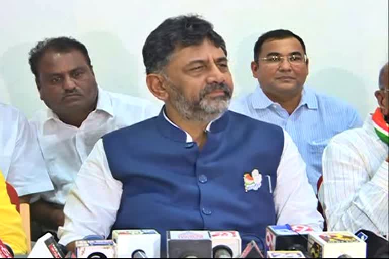 KPCC President DK Shivakumar Demanded for Minister Eshwarappa  dismissal