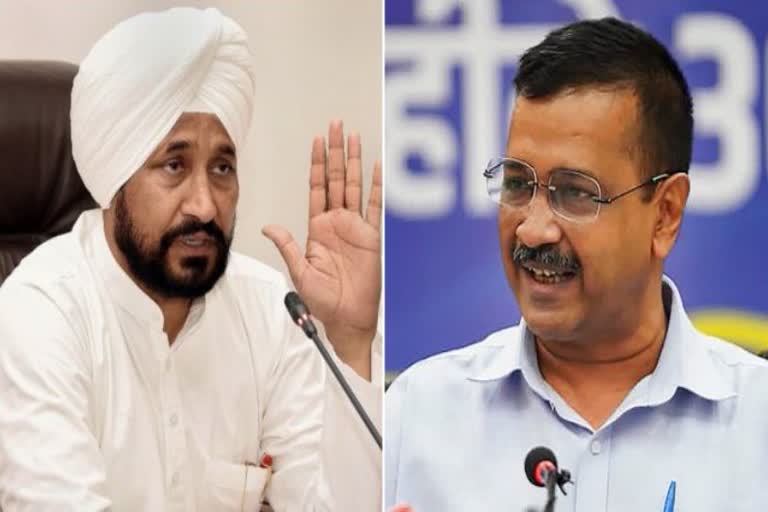 clean chit in illegal mining case, Channi calls Kejriwal a "liar", channi and kejriwal