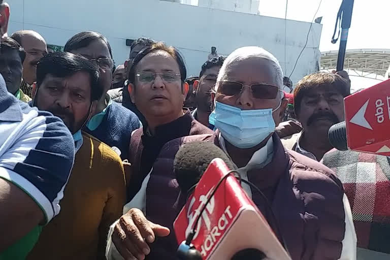 lalu prasad yadav reached Ranchi for fodder scam doranda treasury verdict