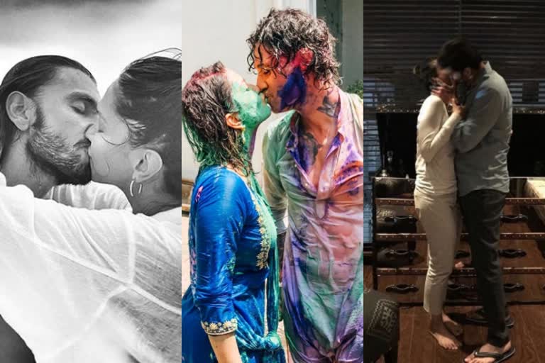 முத்த மழையில் நனையும் இந்திய நட்சத்திரங்கள்! - முத்த நாள் 2022