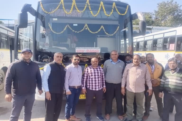 Rajasthan Roadways bus service started from Jaipur to Ganganagar