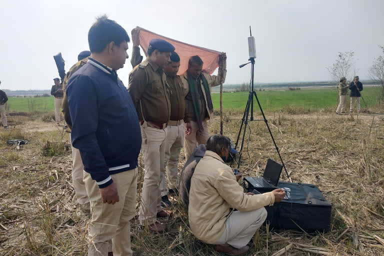 Drone search operation against liquor in West Champaran