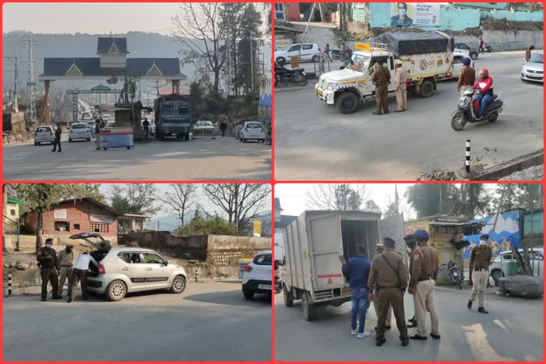 Paonta Sahib Police Alert regarding elections in Uttarakhand