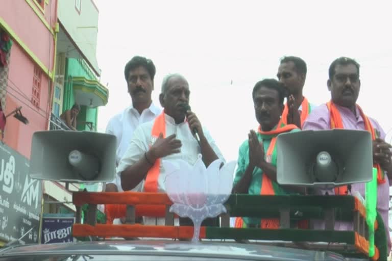 pon radha krishnan campaign at virudhunagar