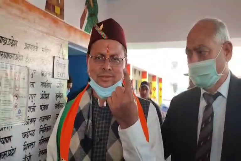 CM Pushkar Singh Dhami