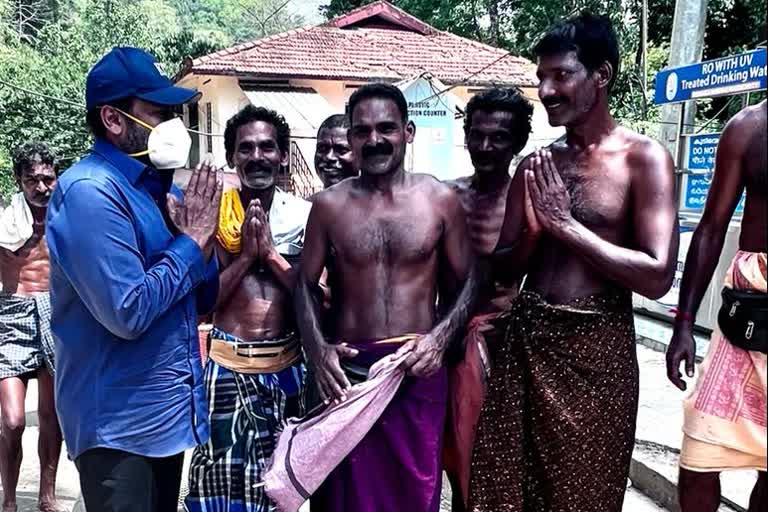 chiranjeevi visit kerala temples