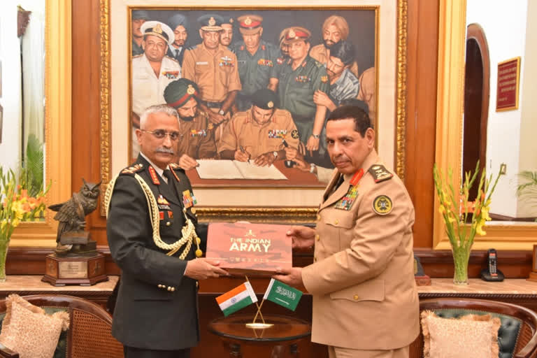 If pictures could speak, the photograph of the meeting of the army chiefs of India and Saudi Arabia involved in intense discussions on Tuesday would be singing—in a striking strong reflection of the changing equations in West Asia.