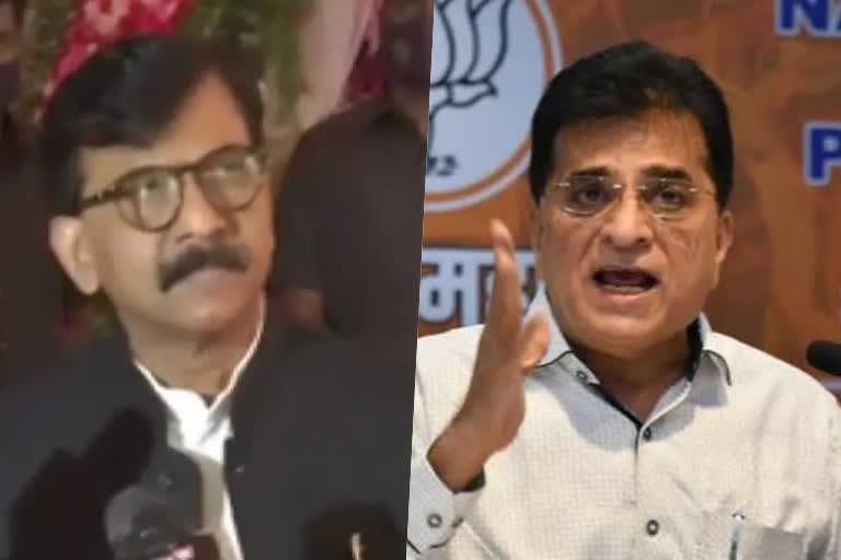 sanjay raut-kirit somaiya