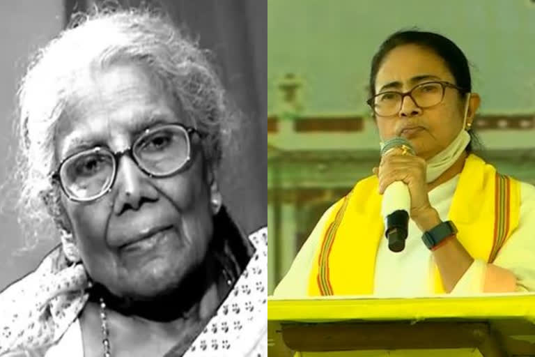 mamata attacks modi govt on sandhya mukherjee padma shri controversy