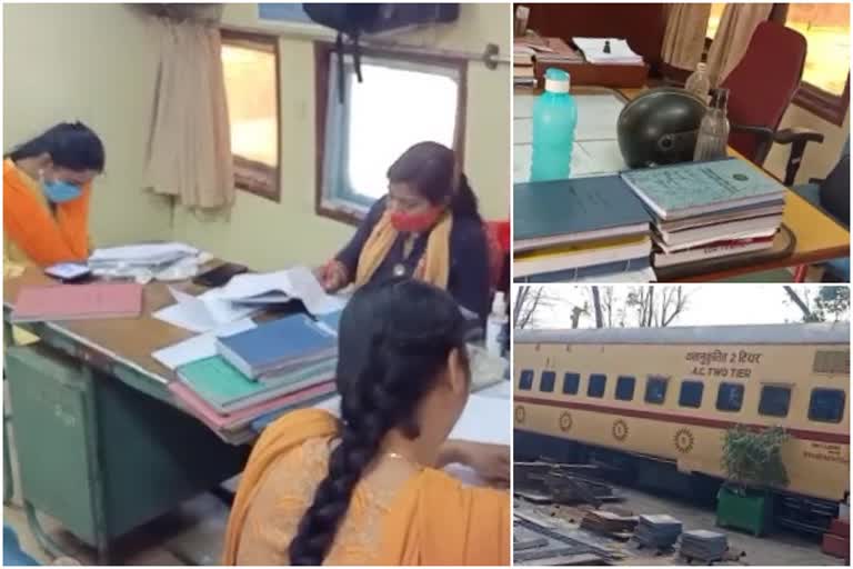 Dilapidated Rail Office In Chhattisgarh