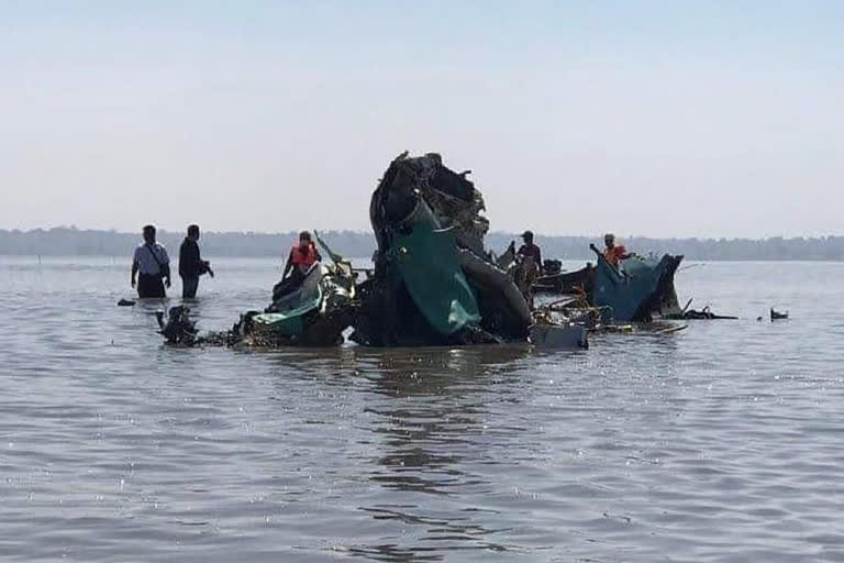 A Myanmar fighter jet on Wednesday crashed into a lake in the country’s northwest, state-run media reported, blaming the incident on a technical malfunction.