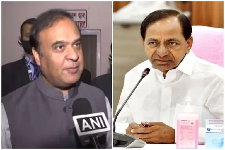 Himanta Biswa Sarma wishes Telangana CM KCR on his birthday