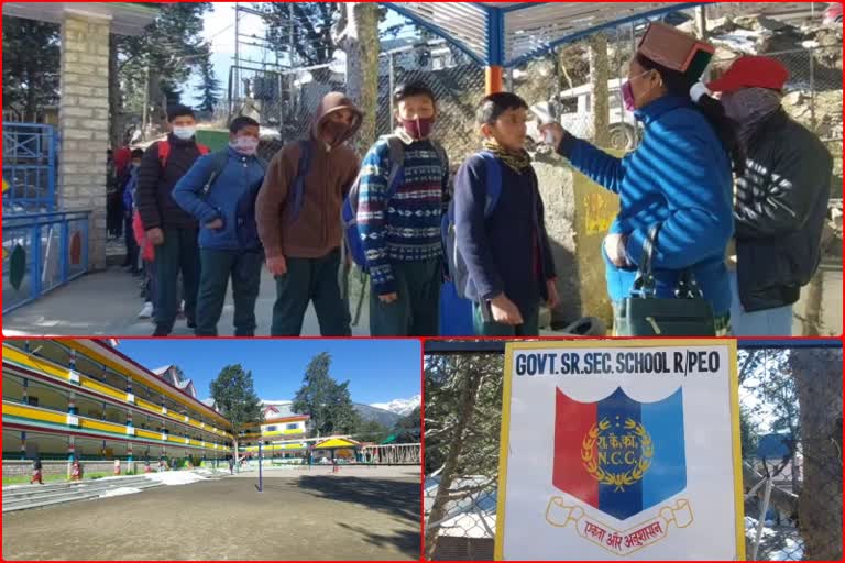 SCHOOLS REOPEN IN KINNAUR