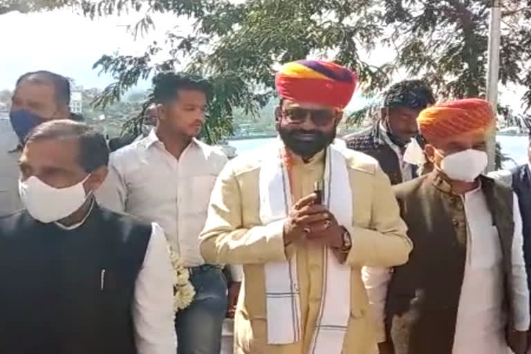 Mahendrajeet Singh Malviya in Ajmer