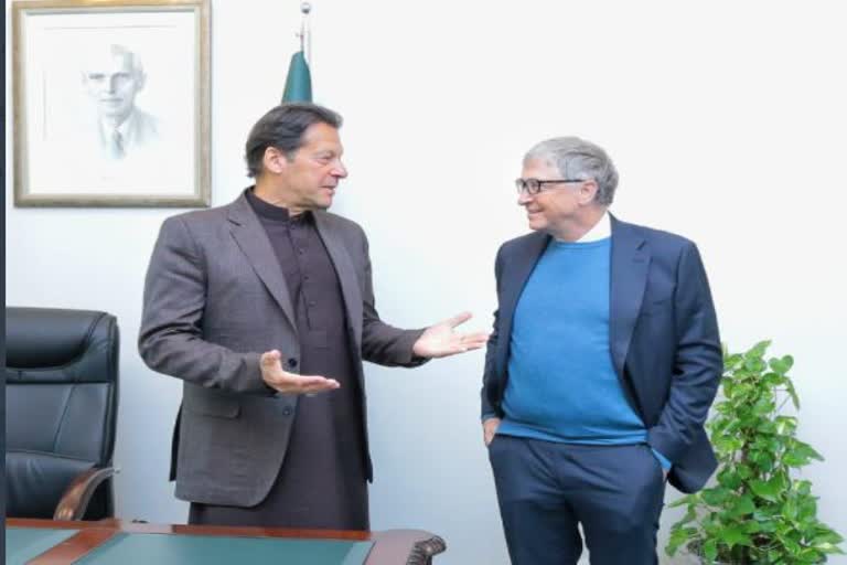 بل گیٹس کا دورہ پاکستان، وزیراعظم عمران خان سے ملاقات