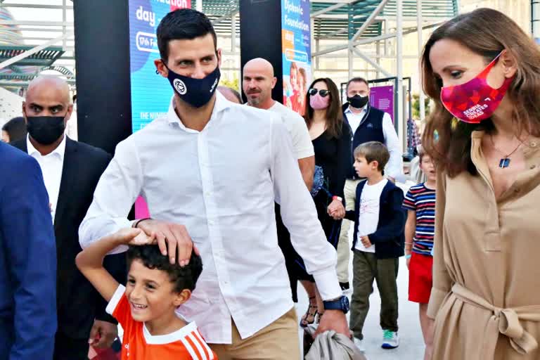 Novak Djokovic  tennis tournament  Dubai  Covid-19 vaccination  नोवाक जोकोविच  Sports news  खेल समाचार  Tennis  टेनिस  टेनिस चैंपियनशिप  जोकोविच का दुबई में स्वागत